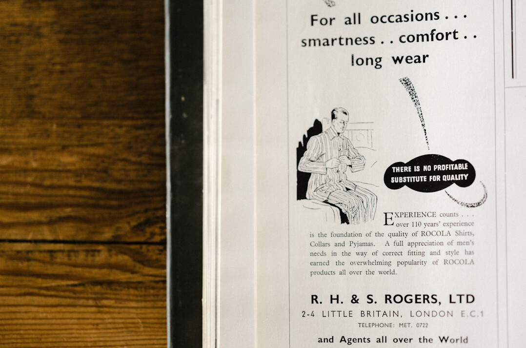 historical newspaper advertisement
