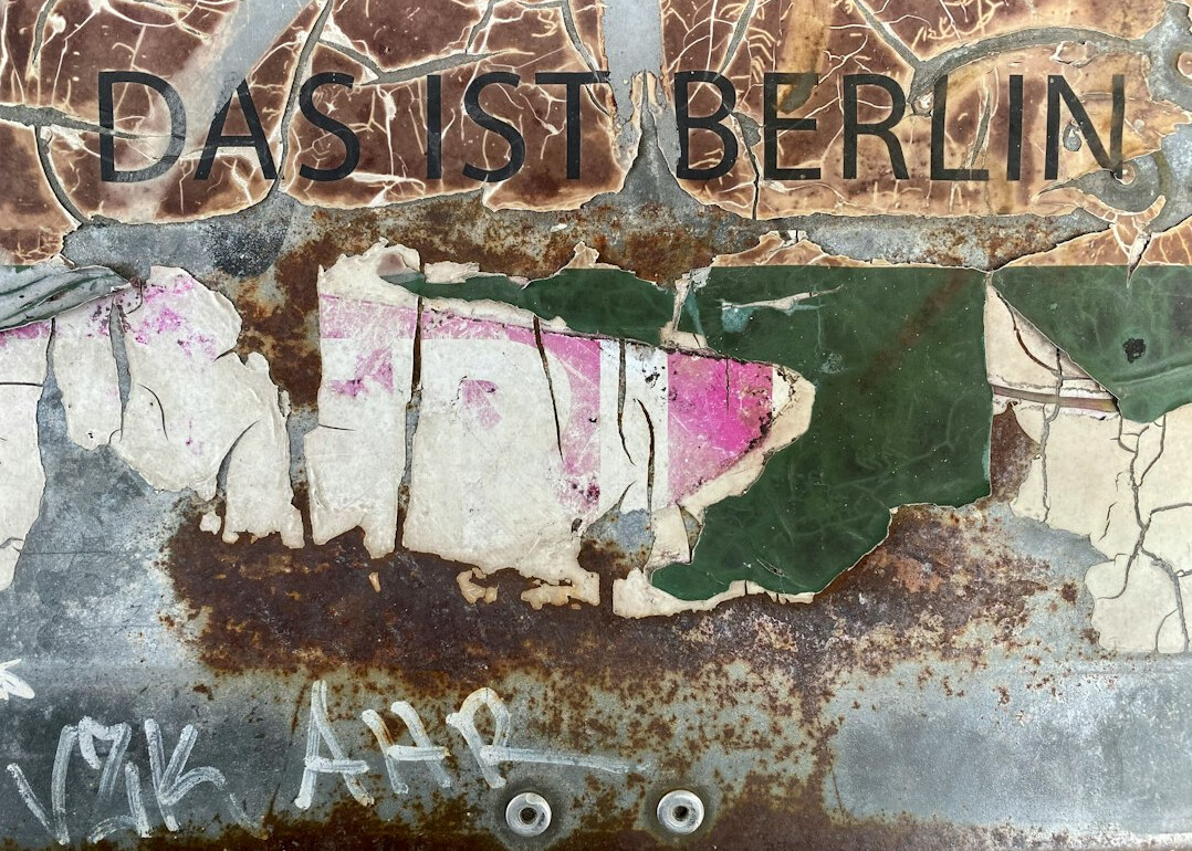 old german poster